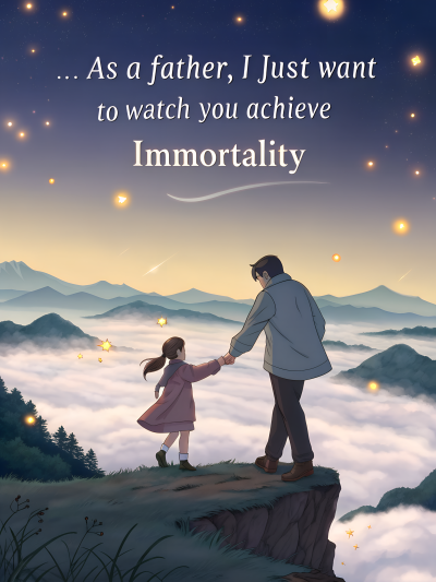 As a Father, I Just Want to Watch You Achieve Immortality Cover